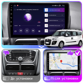   10 Lesko  Fiat Doblo II 2009-2015 4/64Gb CarPlay 4G Wi-Fi GPS Prime  4