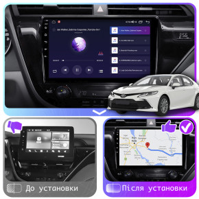   10 Lesko  Toyota Camry VIII (XV70)  2020-. 4/64Gb CarPlay 4G Wi-Fi GPS Prime 4