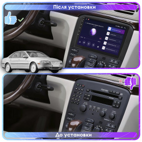   Lesko  Volvo S80 I 1998-2003 IPS 9 4/64Gb CarPlay 4G Wi-Fi GPS Prime  4