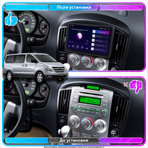   Lesko  Hyundai Grand Starex I ver 2 2007-2015  9 4/64Gb CarPlay 4G Wi-Fi GPS Prime 3