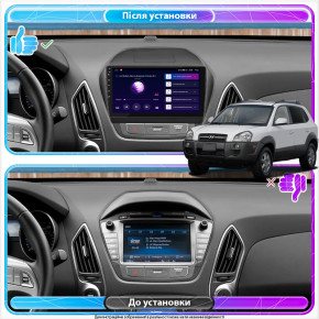   Lesko  Hyundai Tucson II 2009-2015 IPS 10 4/64Gb CarPlay 4G Wi-Fi GPS Prime 4