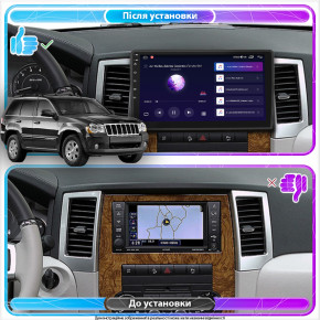   Lesko  Jeep Grand Cherokee III (WK) 2004-2010  10 4/64Gb CarPlay 4G Wi-Fi GPS Prime 4