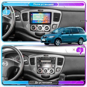  Lesko  Mazda MPV II (LW)  2003-2006 IPS 9 2/32Gb CarPlay 4G Wi-Fi GPS Prime 4