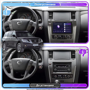   Lesko  Nissan Patrol VI (Y62) ver 2 2010-2020  10 2/32Gb CarPlay 4G Wi-Fi GPS Prime 3