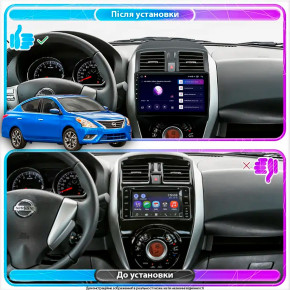   Lesko  Nissan Versa II  2014-2019  9 4/64Gb CarPlay 4G Wi-Fi GPS Prime 3