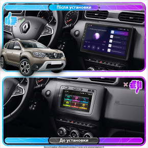   Lesko  Renault Duster II 2020-.  9 4/64Gb CarPlay 4G Wi-Fi GPS Prime 3
