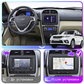   Lesko  Chery Tiggo 3 I 2014-2020  9 2/32Gb CarPlay 4G Wi-Fi GPS Prime 4