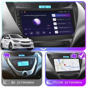   Lesko  Hyundai Avante V 2010-2015  9 4/64Gb CarPlay 4G Wi-Fi GPS Prime 4