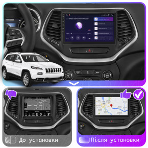   Lesko  Jeep Cherokee V (KL) 2013-2018  10 4/64Gb CarPlay 4G Wi-Fi GPS Prime 4