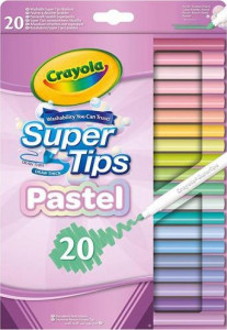   Crayola Supertips 
(washable)  20  (58-7517)