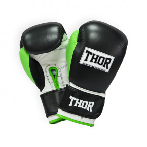   Thor Typhoon 8027/01(Leather) Black/Green/White 14 oz