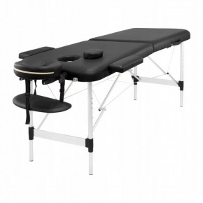    4FIZJO Massage Table Alu W70 Black  (1)