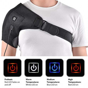    MS.DEAR Shoulder Heating Pad, Shoulder Brace Support for Pain Relief, Heated 5