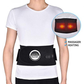   MS.DEAR Lower Back Heating Pad/Heated Waist Belt Back Massager with Heat Heating Massaging Back (29-45  ) 3