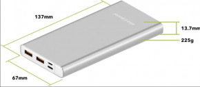    AlzaPower Metal 10000 mAh Fast Charge + PD3.0  4