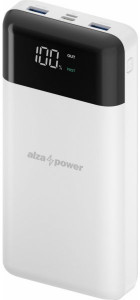Универсальная мобильная батарея AlzaPower Parade 30000 mAh Power 18 W белый