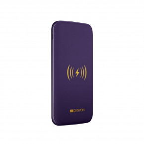   Power Bank Canyon Wireless 8000mAh CNS-TPBW8P Purple 4
