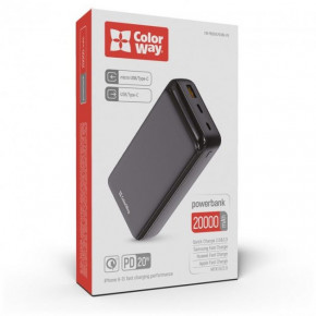    ColorWay Slim 20000mAh Black (CW-PB200LPG3BK-PD) 11