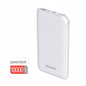     ColorWay Soft Touch 10000mAh White (CW-PB100LPE3WT-PD) (0)