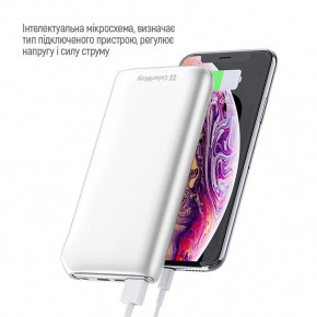     ColorWay Soft Touch 10000mAh White (CW-PB100LPE3WT-PD) (8)