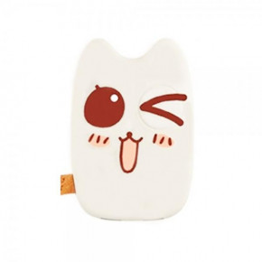 Power Bank TTech Emoji Series Cat Smile 6000 mAh White (BS-000066144)