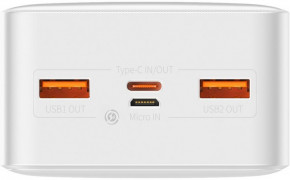   Baseus Bipow Digital Display (Overseas Edition) 30000mAh 20W (QC3.0 PD) (PPBD050402) White 4
