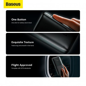  BASEUS Bipow Pro Digital Display Fast Charge Power Bank 10000mAh |2USB/Type-C, QC/PD, 20W/3A| (PPBD040201)  7