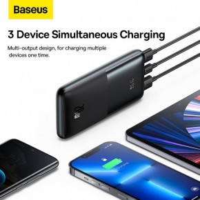  BASEUS Bipow Pro Digital Display Fast Charge Power Bank 10000mAh |2USB/Type-C, QC/PD, 20W/3A| (PPBD040201)  8