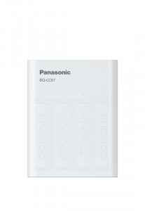  Panasonic BQ-CC87USB+4xBK-3MCDE (K-KJ87MCD40USB), PowerBank, Eco Box, White