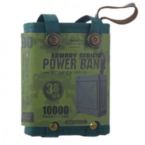 Power bank Remax RPP-79 10000 mAh |2USB/2.1A| olive 3