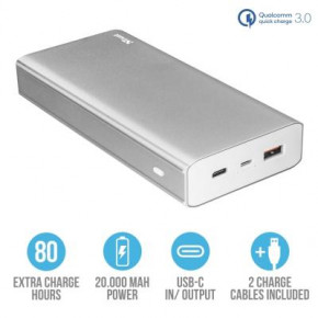   Remax Omni Plus Metal 20000 mAh USB-C QC3.0 Silver (22790) 5