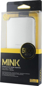   Remax Power Bank Mink Series 5000 mah White 3