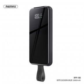    Remax wireless charger Tangee Series RPP-105 10000mAh |1USB/1Type-C, QC/PD,  3A| black (25076) (0)