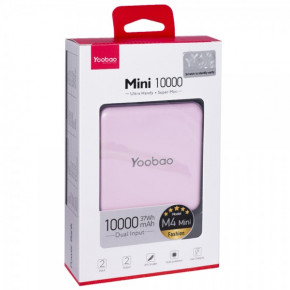 Power bank Yoobao M4 mini 10000 mAh Li-Pol Pink (BS-000068153) 3