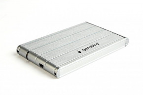   Gembird SATA HDD 2.5, USB 3.0, , Silver (EE2-U3S-5-S)