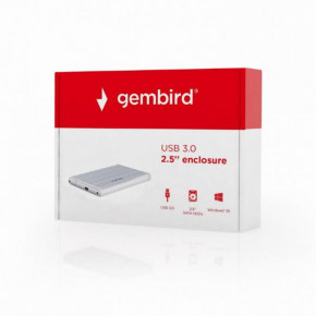   Gembird SATA HDD 2.5, USB 3.0, , Silver (EE2-U3S-5-S) 7