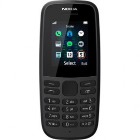   Nokia 105 DS 2019 Black (16KIGB01A01)