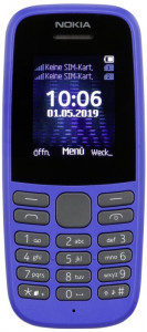   Nokia 105 SS 2019 Blue (16KIGL01A13) 3