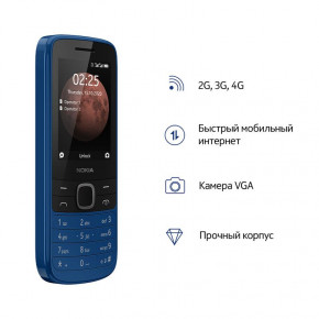   Nokia 225 4G DS Blue 5