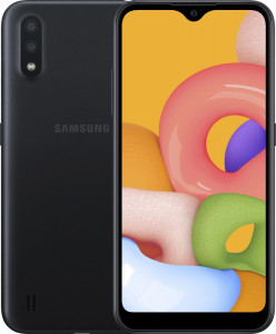  Samsung Galaxy A01 2/16Gb Black (SM-A015FZKDSEK)