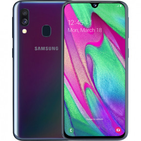   Samsung Galaxy A40 2019 4/64GB Black (SM-A405FZKDSEK) *EU (0)