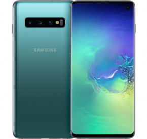  Samsung Galaxy S10+ 128gb SM-G975U Green 1 Sim