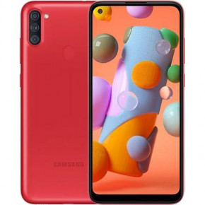   Samsung SM-A115F (Galaxy A11 2/32GB) Red (SM-A115FZRNSEK)
