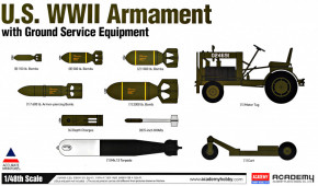   Academy U.S.WWII Armament Set (AC12291)