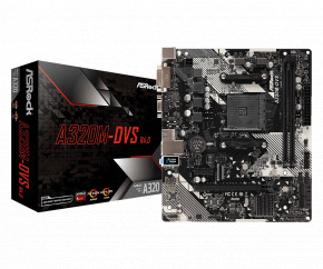    ASRock s-AM4 AMD A320 A320M-DVS R4.0 mATX (0)