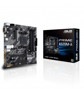   Asus Prime_A520M-A sAM4 A520 4xDDR4 HDMI-DVI-VGA mATX 5