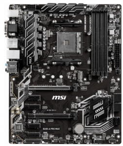   MSI B450-A PRO MAX sAM4 B450 4xDDR4 HDMI-DVI-VGA M2 ATX 5