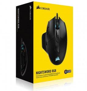  Corsair Nightsword RGB Tunable FPS/MOBA Gaming Mouse Black (CH-9306011-EU) USB 8