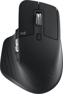  Logitech MX Master 3S Ergonomic Wireless Optical Mouse Black (910-006556) 3