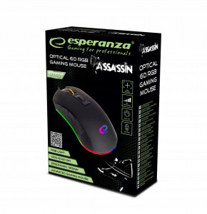  Esperanza MX601 Assassin Black (EGM601) 6